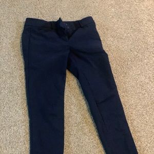 LOFT Marisa Skinny sz 0 pants - navy/slate color